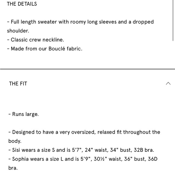 Set active boucle sweater S (new) - Picture 4 of 6